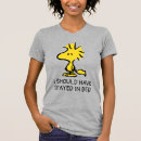Search for peanuts woodstock tshirts Yellow bird