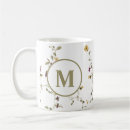 Search for purple flower coffee mugs Your monogram initial letter
