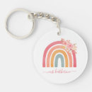 Search for rainbow watercolor key rings Boho