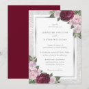 Search for blush and silver wedding invitations Rustic