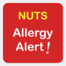 Search for nut allergy alert stickers Nuts