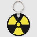 Search for radioactive symbol key rings Danger