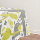 Search for yellow and grey tablecloths Pattern