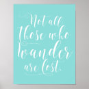 Search for not all who wander posters Typography
