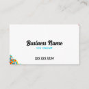 Search for sprinkle business cards Ice cream