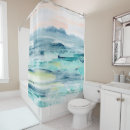 Search for beach shower curtains Waves