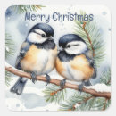 Search for cute chickadee stickers Watercolor