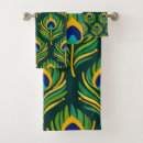 Search for peacock bath towels Nature inspired