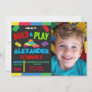 Search for building block invitations Boy