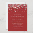 Search for silver confetti wedding invitations Elegant