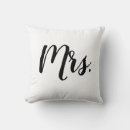 Search for his and hers cushions Mr and mrs