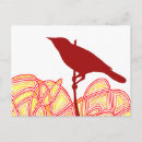 Search for bird silhouette postcards Modern