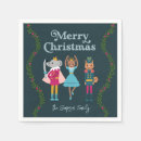Search for nutcracker napkins Merry christmas