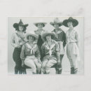 Search for vintage cowgirls postcards West