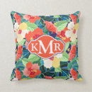 Search for hibiscus cushions Initials