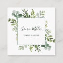 Search for eucalyptus business cards Beauty salon