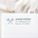 Search for golf return address labels First birthday