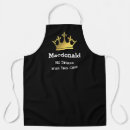 Search for add your logo aprons Black