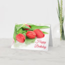 Search for red tulips birthday cards Flowers