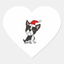 Search for boston terrier funny stickers Merry christmas