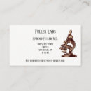 Search for microscopic business cards Biology