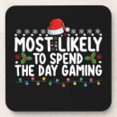 Search for gaming coasters Santa