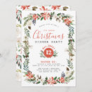 Search for flowers christmas invitations Watercolors
