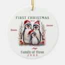 Search for penguin family christmas tree decorations New parents