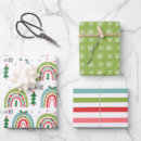 Search for rainbow christmas wrapping paper Snowflakes