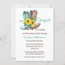 Search for cowboy boots baby shower invitations Cowgirl