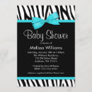 Search for zebra print baby shower invitations Modern