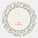 Search for mistletoes stickers Red and green