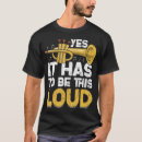 Search for band mens tshirts Brass instrument