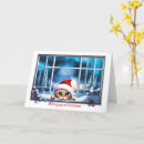 Search for cat in window christmas cards Cute