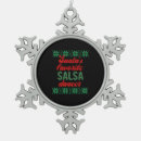 Search for salsa christmas tree decorations Santa