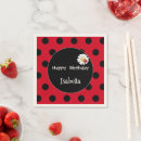 Search for ladybird napkins Black