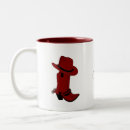 Search for red boot mugs Cowgirl