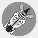 Search for funny zebra stickers Stripes