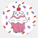 Search for sprinkle cupcake stickers Pink