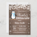 Search for penguin birthday invitations Winter onederland