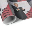 Search for make america great again wrapping paper President