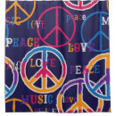 Search for hippie shower curtains Peace
