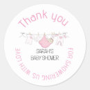 Search for laundry baby shower stickers Thank you