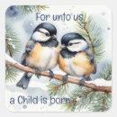 Search for christ is born stickers For unto us