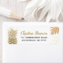 Search for tropical beach return address labels Trendy