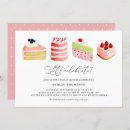 Search for cake bridal shower invitations Pink