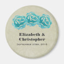 Search for teal wedding magnets Vintage