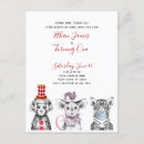 Search for red black and white birthday invitations For kids