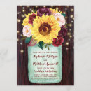 Search for floral mason jar invitations Country