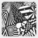 Search for black and white geometric stickers Modern